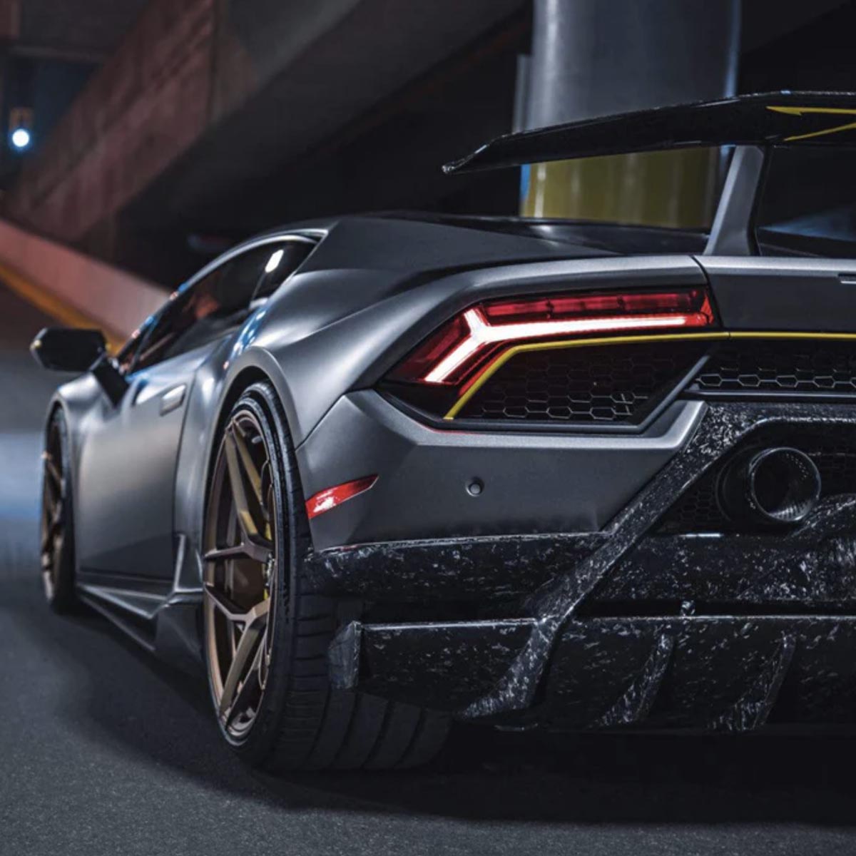 1016 Industries Lamborghini Huracan Performante Rear Diffuser Caps