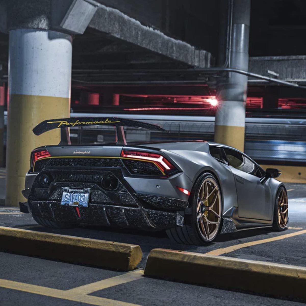 1016 Industries Lamborghini Huracan Performante Rear Diffuser Caps