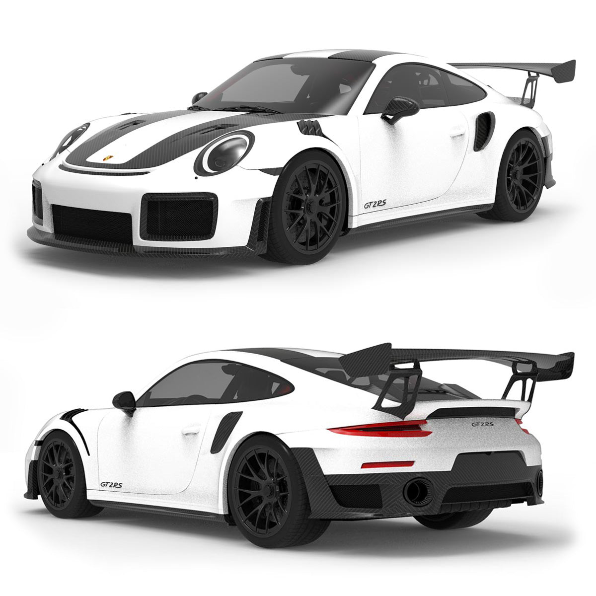 1016 Industries Porsche 991.2 GT2RS Complete Carbon Aero Kit