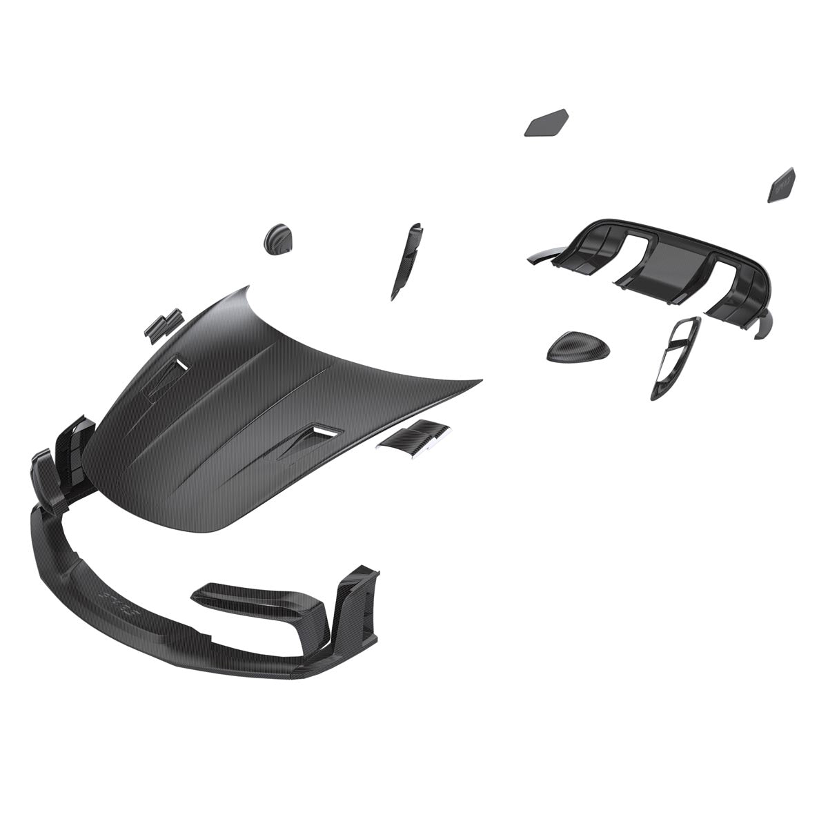 1016 Industries Porsche GT4RS Complete Carbon Aero Kit