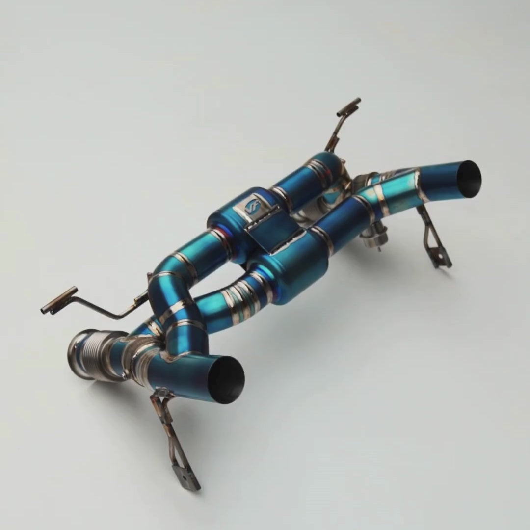 VF Engineering Titanium Valved Catback Exhaust System - 2022+ Lamborghini Huracan (STO/Sterrato/Tecnica)