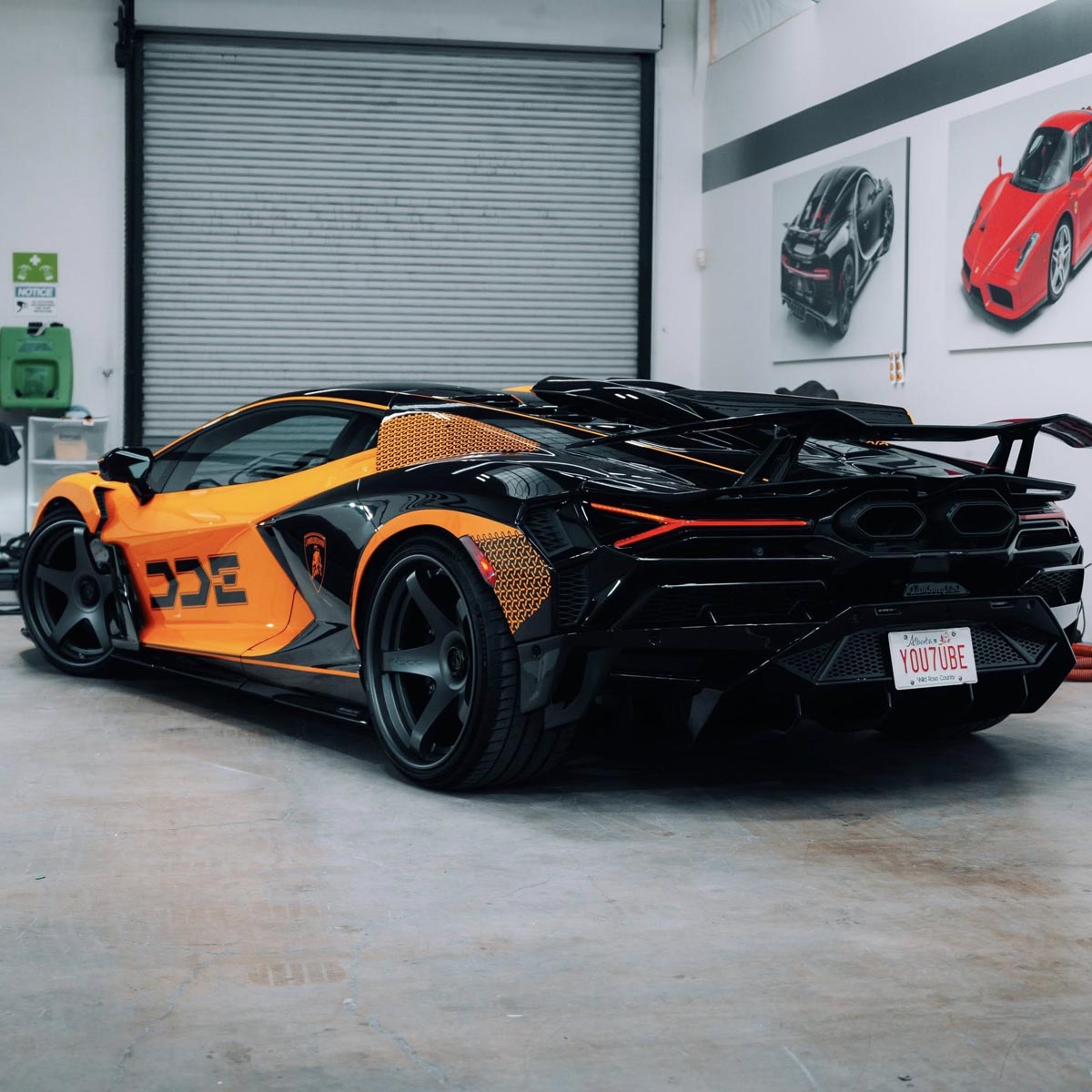 1016 Industries Lamborghini Revuelto Fixed Race Spoiler (W/ Base & EDM)