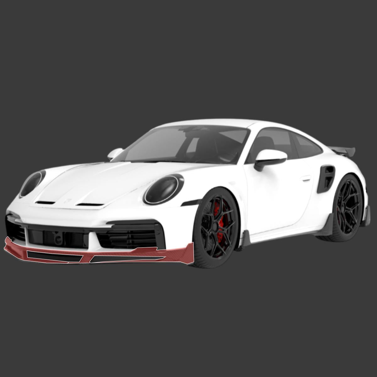 1016 Industries Porsche 992 Turbo S Front Aero Lip