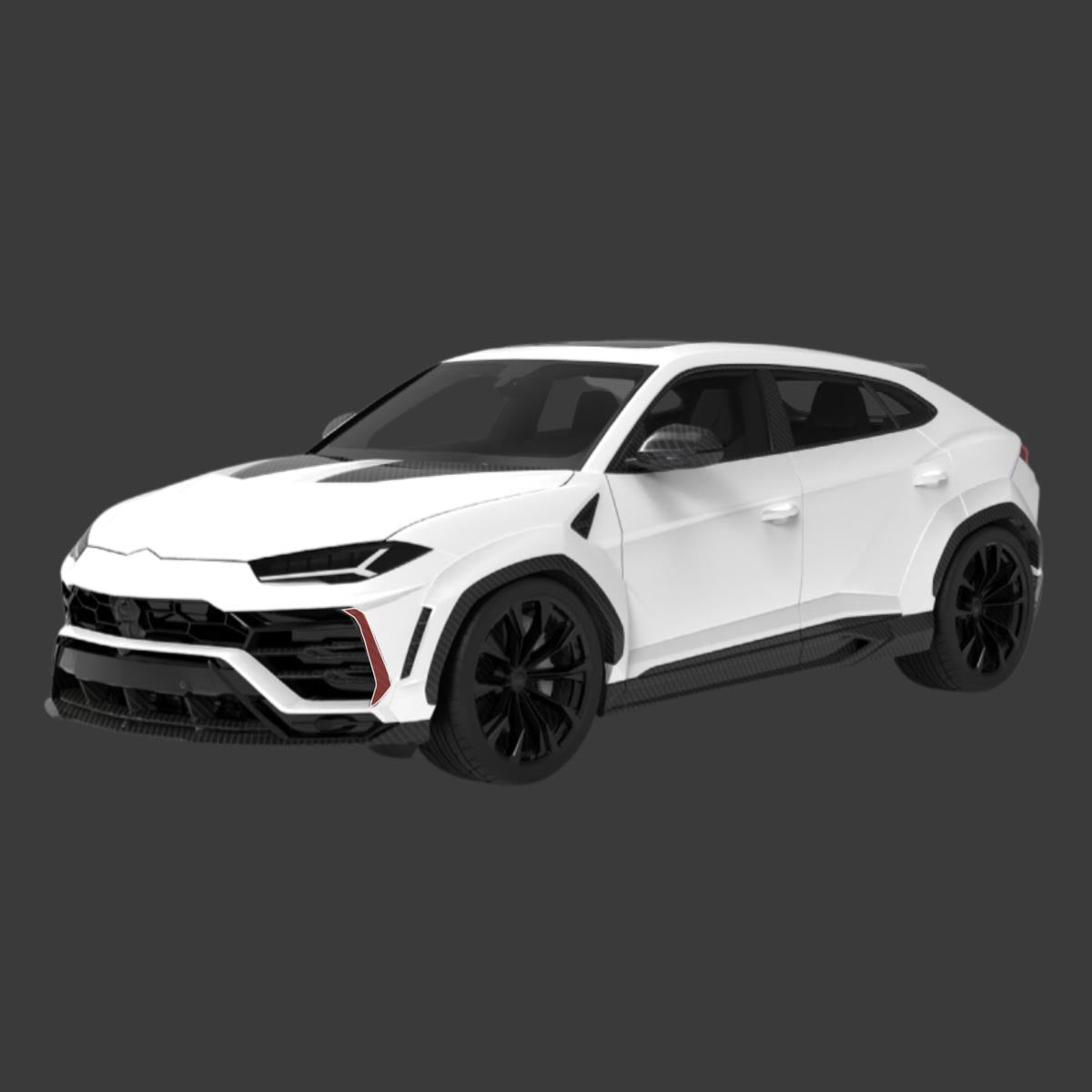 1016 Industries Lamborghini Urus Front Bumper Uprights