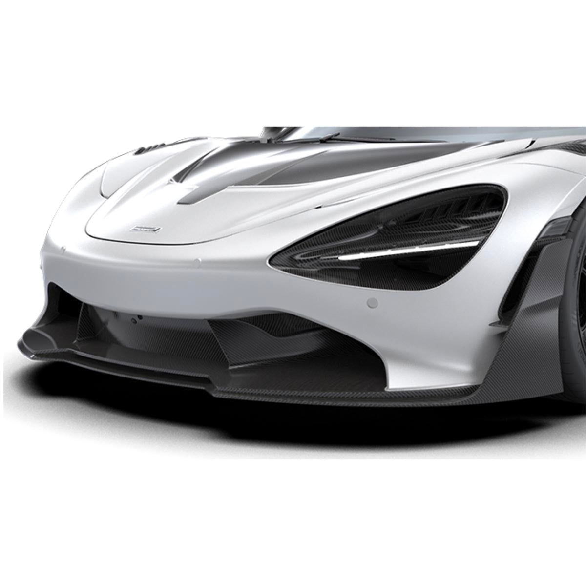 1016 Industries McLaren 750S Front Lip w/ Uprights