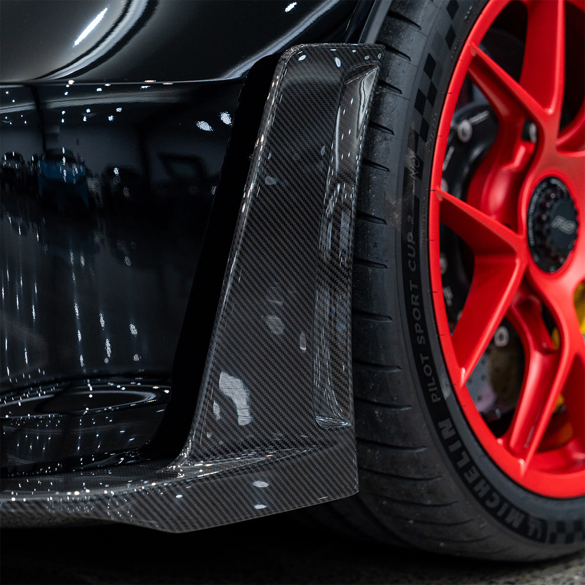 1016 Industries Porsche 992 GT3RS Front Lip with Uprights