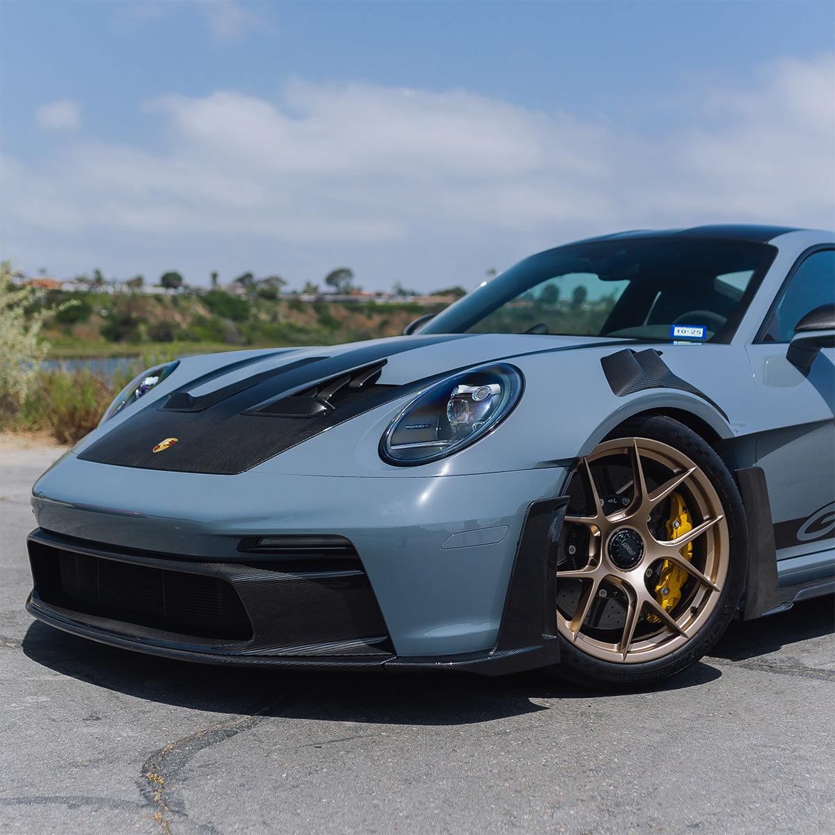 1016 Industries Porsche 992 GT3RS Front Lip with Uprights