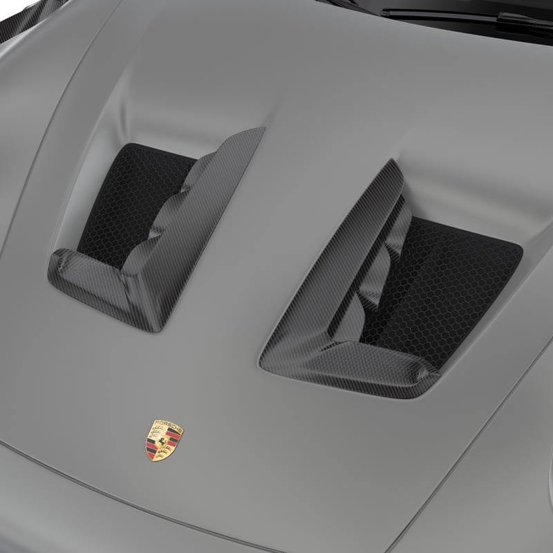 1016 Industries Porsche 992 GT3RS Hood Vents (Top Covers Only)