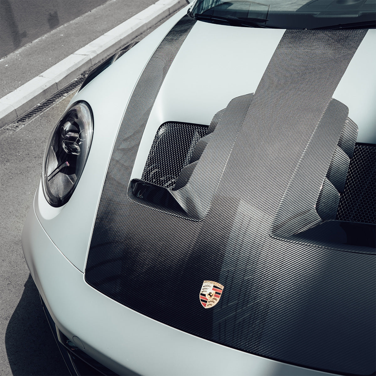 1016 Industries Porsche 992 GT3RS Hood Louvers