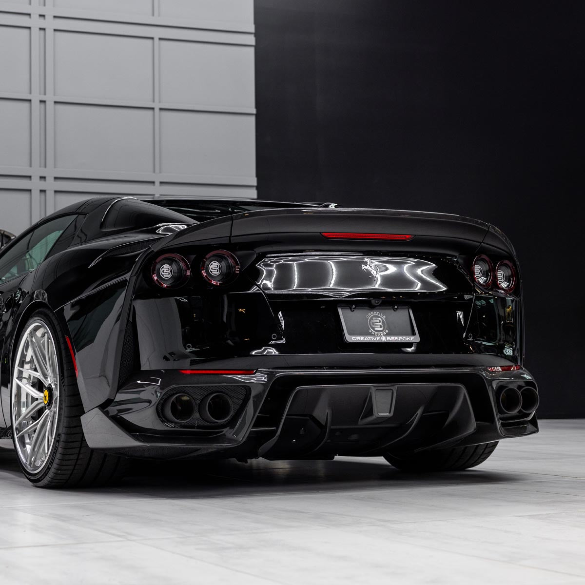 1016 Industries Ferrari 812 Superfast and GTS Rear Center Diffuser