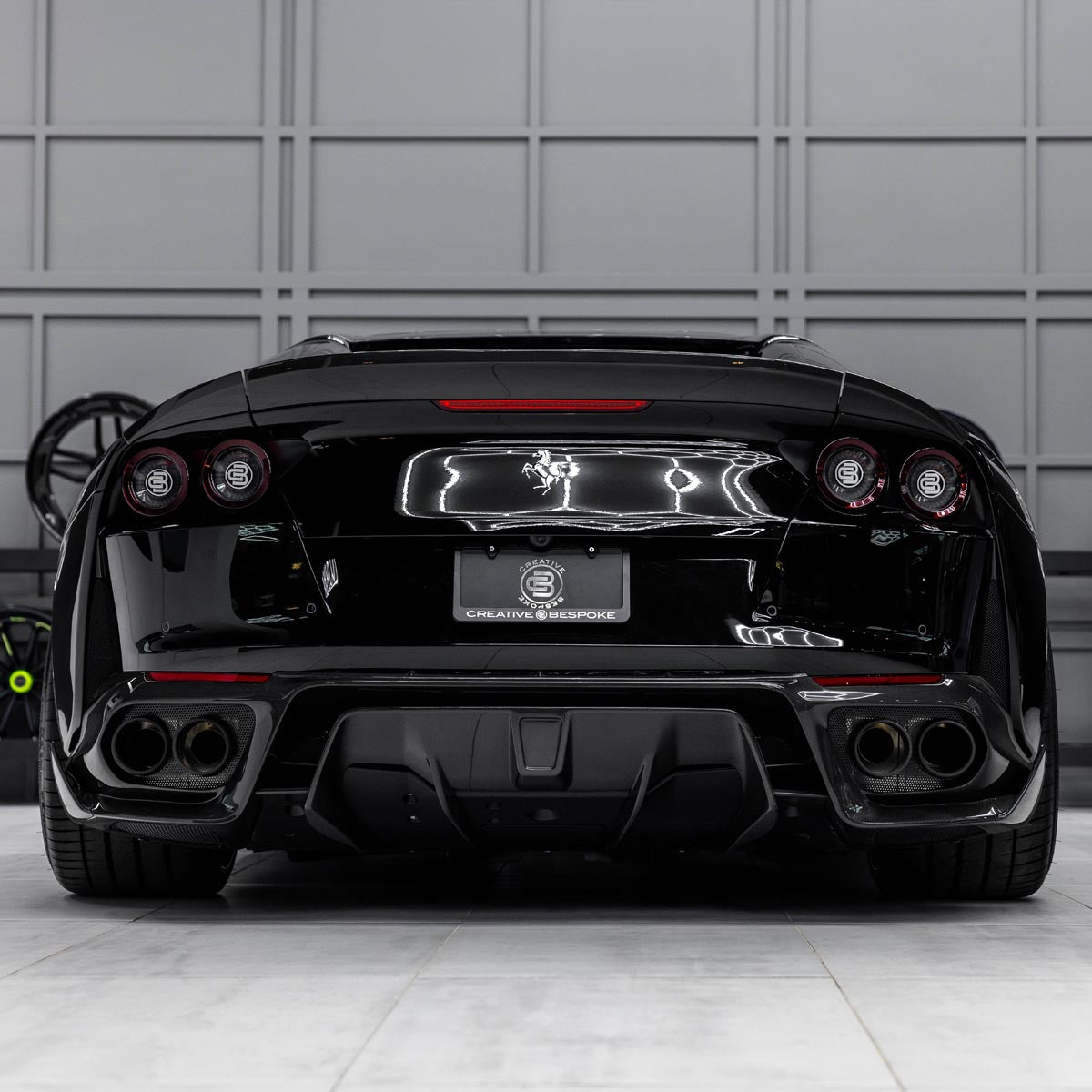 1016 Industries Ferrari 812 Superfast and GTS Rear Center Diffuser