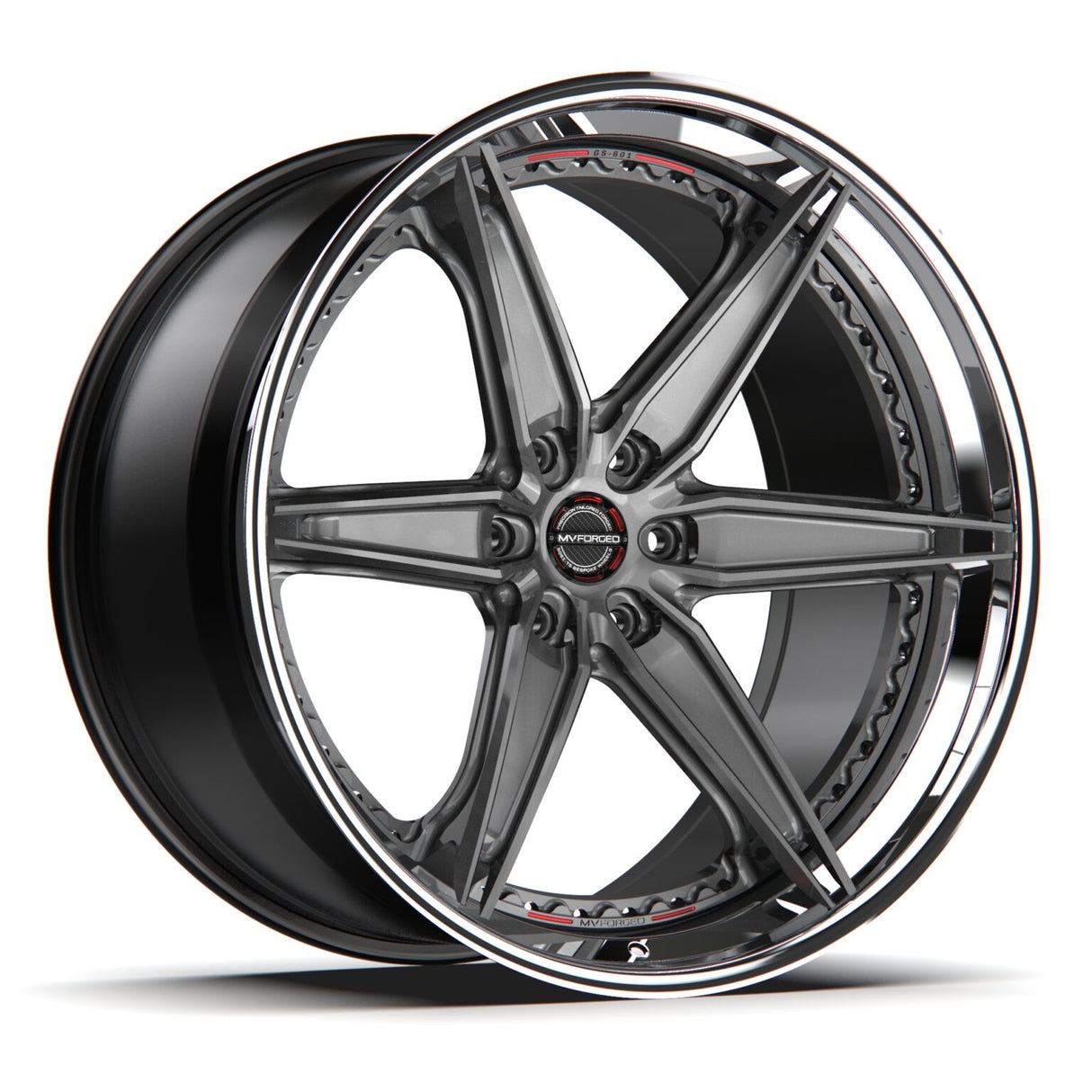 MV Forged GS-601 (CL/6 Lug Only) Spoke-Lite Series Wheel