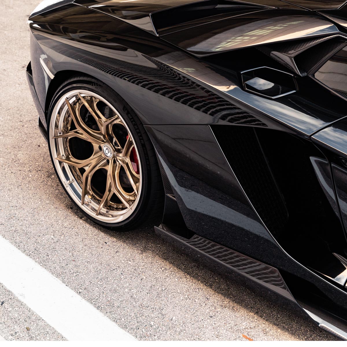 1016 Industries Lamborghini Aventador S LP740 Side Skirts