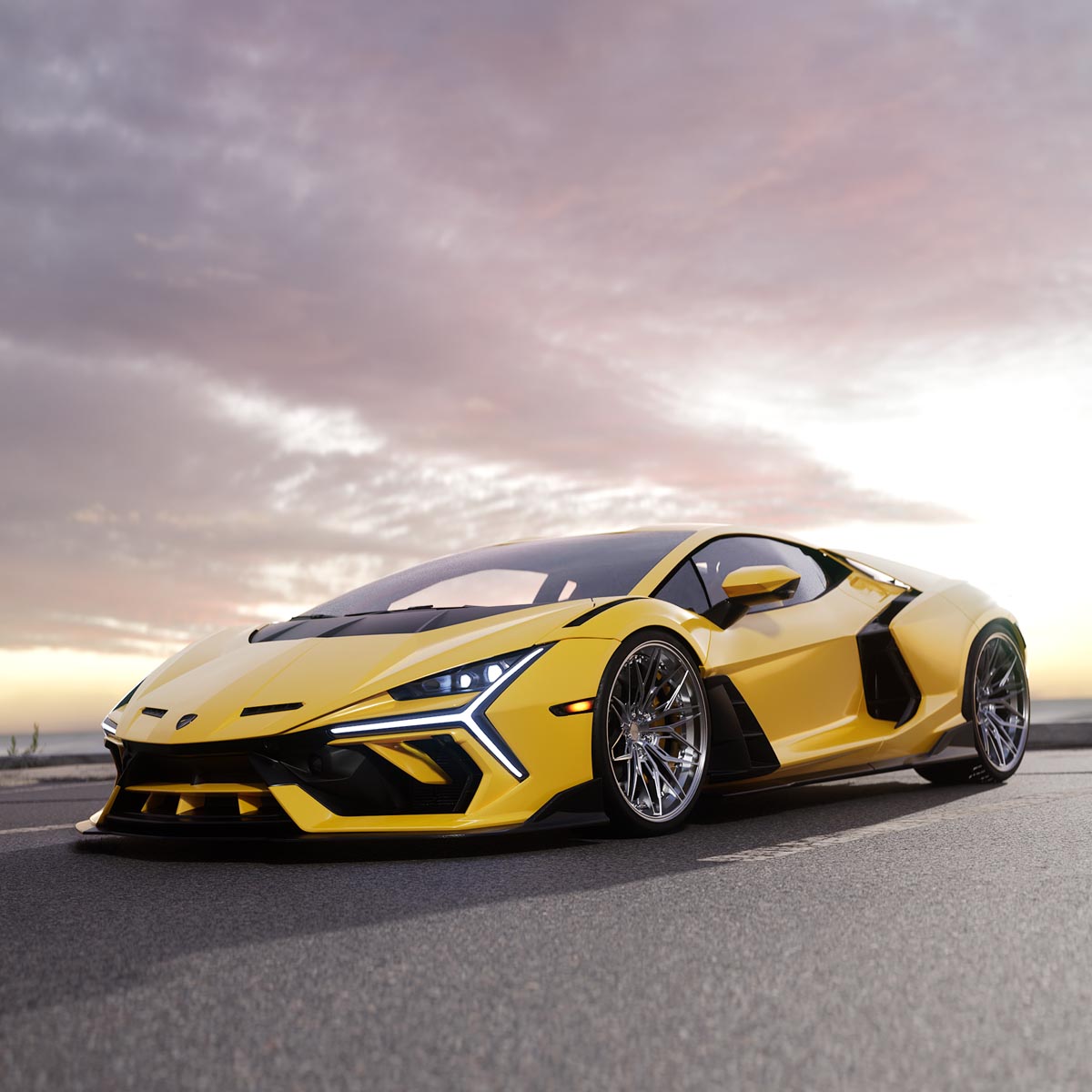 1016 Industries Lamborghini Revuelto Front Upper Lip