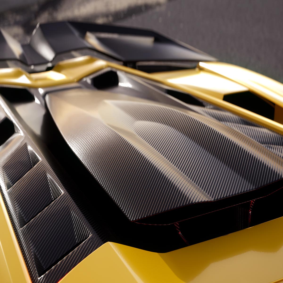 1016 Industries Lamborghini Revuelto Roof Scoop