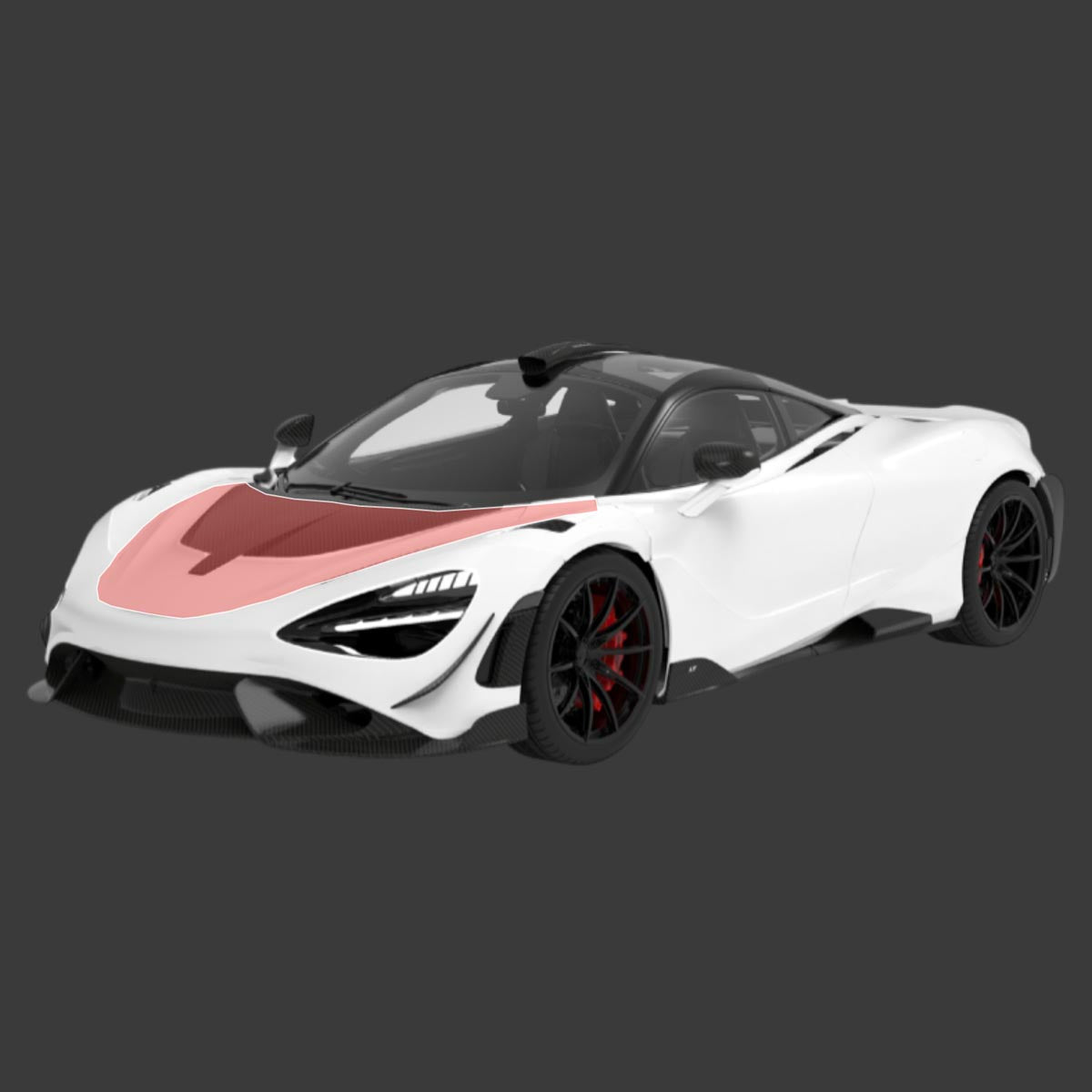 1016 Industries McLaren 765LT Race Hood