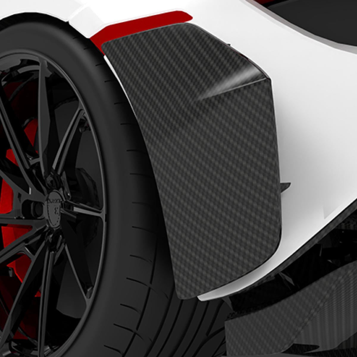 1016 Industries McLaren 720S Rear Bumper Flaps