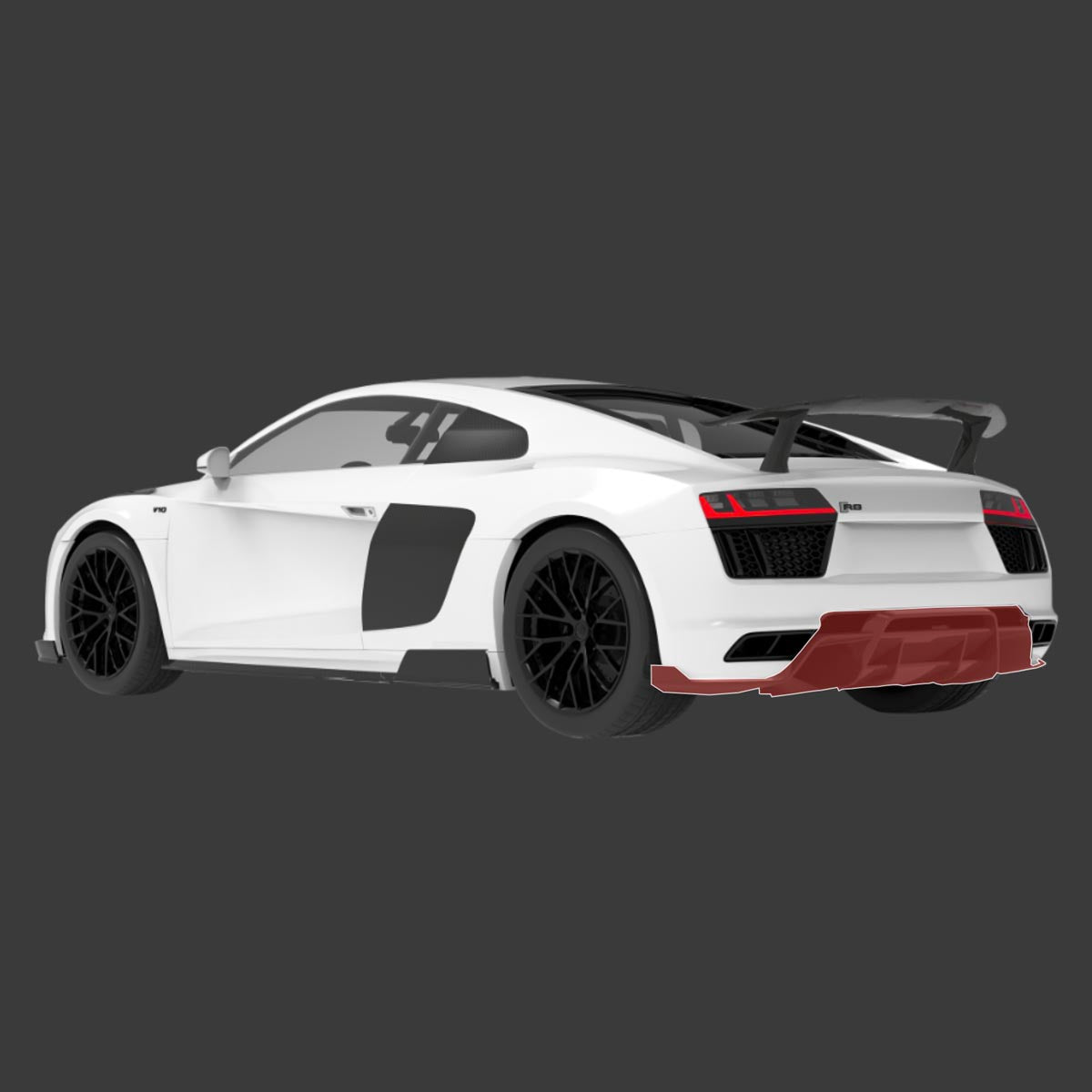 1016 Industries Audi R8 V10 MK2 Rear Diffuser