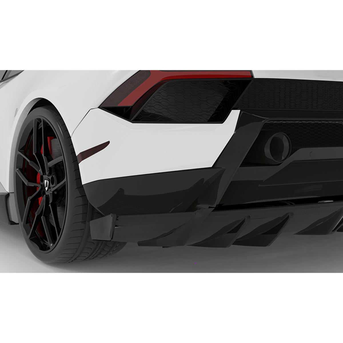 1016 Industries Lamborghini Huracan Performante Rear Diffuser Caps
