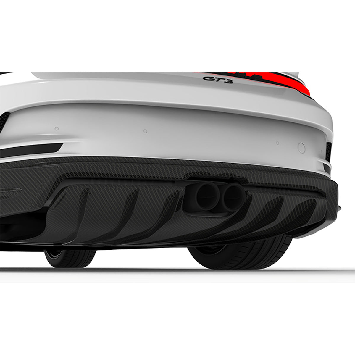1016 Industries Porsche GT3 992 Rear Diffuser Lower