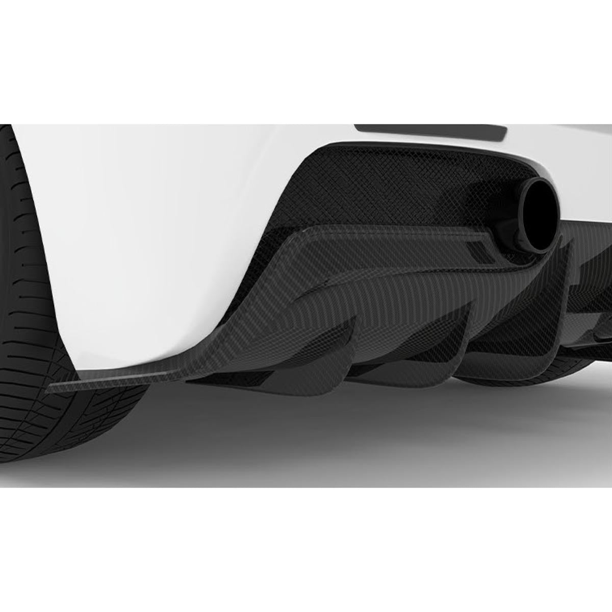 1016 Industries Ferrari 488 Rear Diffuser Upper Add On