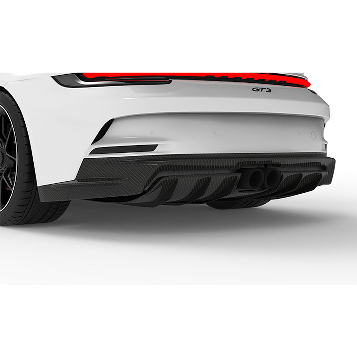 1016 Industries Porsche GT3 992 Rear Diffuser Upper