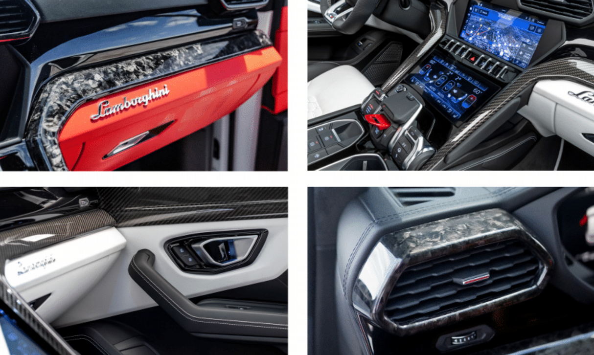 1016 Industries Lamborghini Urus-Interior A/C Vents, includes 3 A/C vent trims