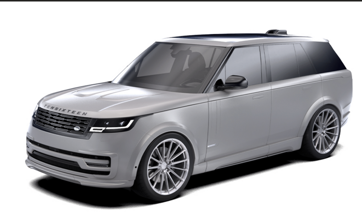 1016 Industries Range Rover Vogue LWB-Full Body Kit (includes Front Lip, Front Bumper Insert, Fender Arches, LWB Side Skirts, Rear Diffuser with Dummy Tips, Roof Spoiler)
