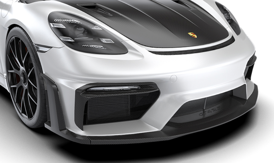 1016 Industries Porsche 718 Spyder RS Front Lip w/ Uprights