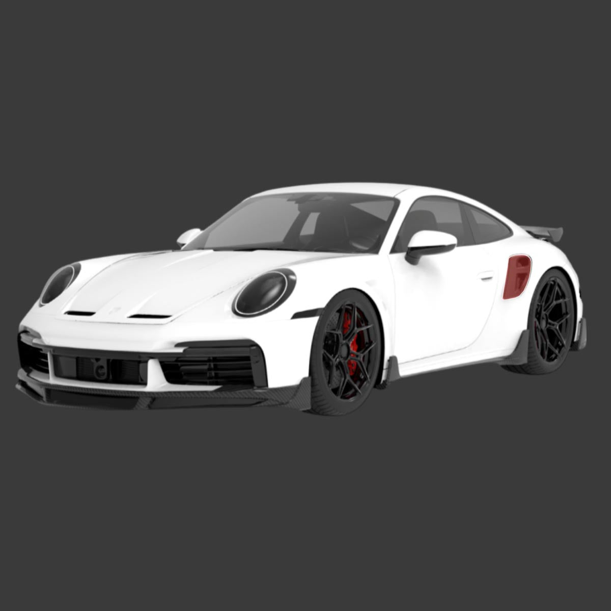 1016 Industries Porsche 992 Turbo S Side Intake (9Design Branding)