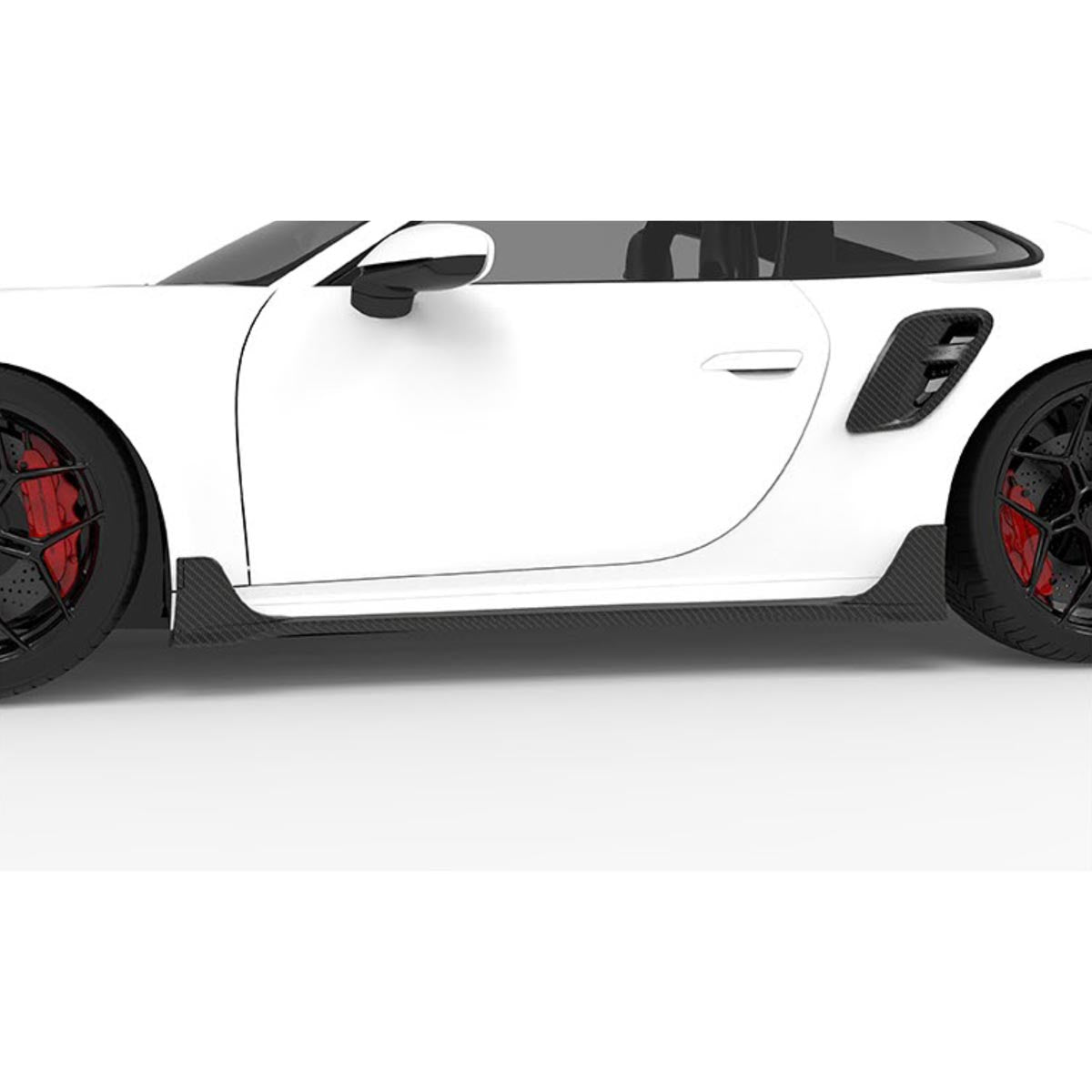 1016 Industries Porsche 992 Turbo S Side Skirts