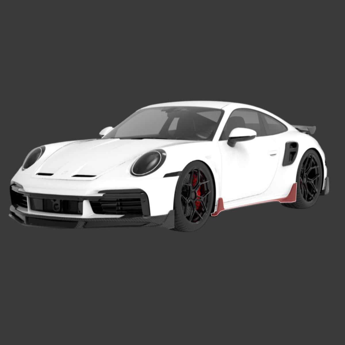 1016 Industries Porsche 992 Turbo S Side Skirts