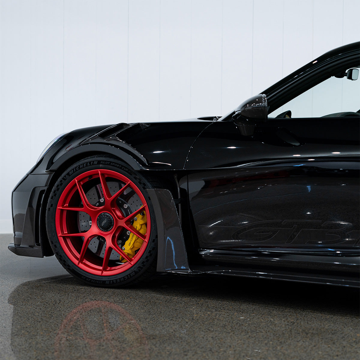 1016 Industries Porsche 992 GT3RS Side Skirts with Uprights