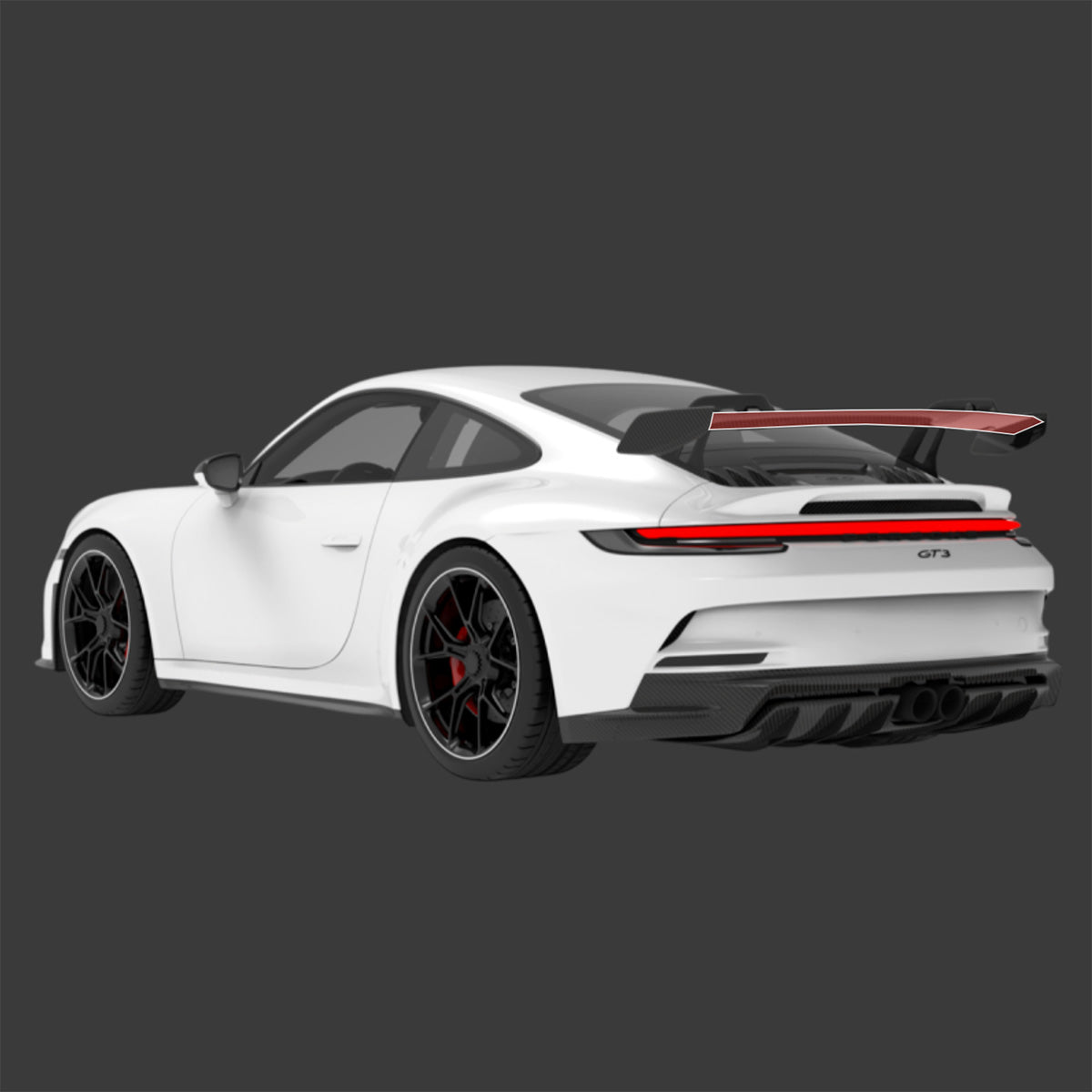1016 Industries Porsche GT3 992 Wing Blade
