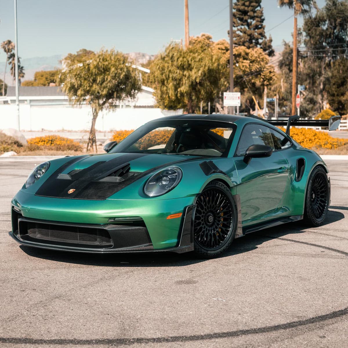 1016 Industries Porsche 992 GT3RS Side Skirts with Uprights