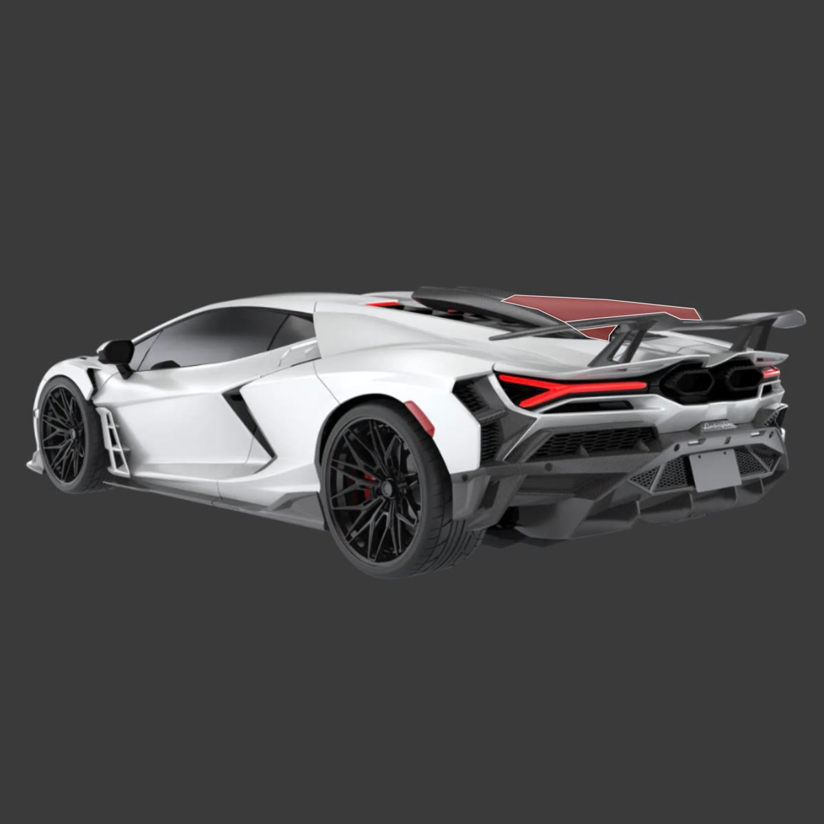 1016 Industries Lamborghini Revuelto Roof Scoop Fin