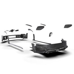 1016 Industries Porsche 992 GT3RS Diffuser with Uprights