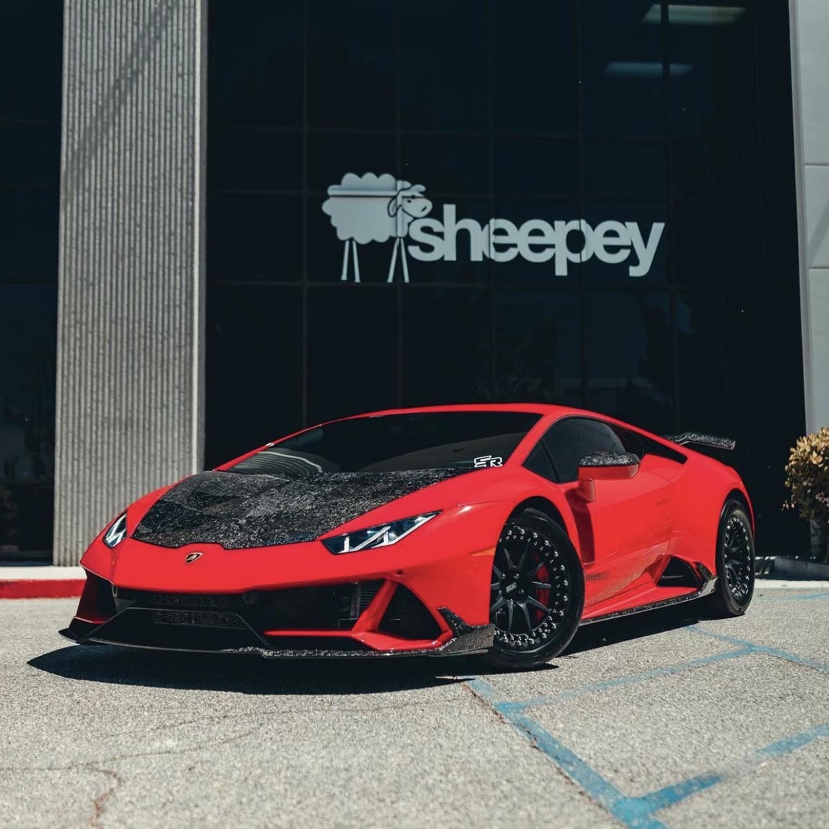 1016 Industries Lamborghini Huracan EVO Rear Wing & Base V1