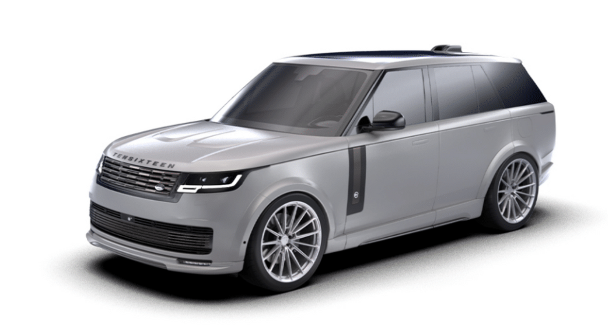 1016 Industries Range Rover Vogue SV LWB-Full Body Kit (includes SV Front Lip, Fender Arches, Side Skirts, Rear Diffuser with Dummy Tips, Roof Spoiler)