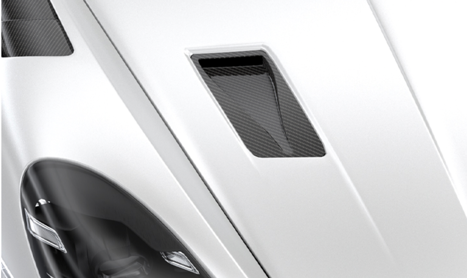 1016 Industries Porsche 718 Spyder RS Hood Vents