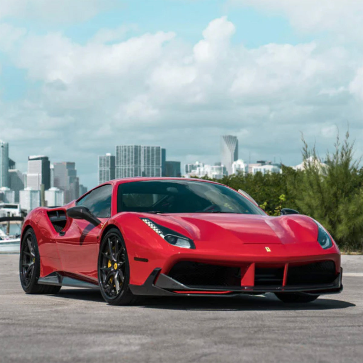 1016 Industries Ferrari 488 Side Skirts