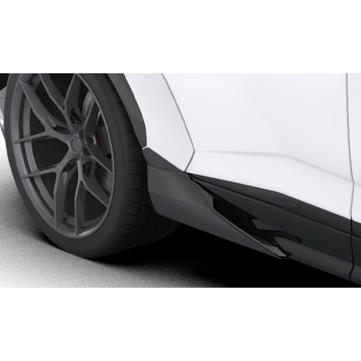 1016 Industries Lamborghini Urus Performante Side Skirt Extensions - OEM Skirts