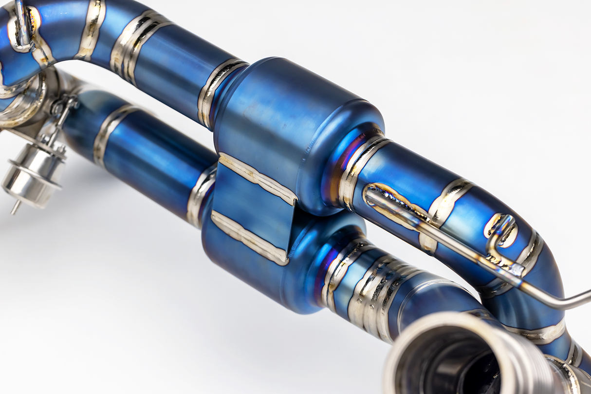 VF Engineering Titanium Valved Catback Exhaust System  - 2022+ Lamborghini Huracan (STO/Sterrato/Tecnica)